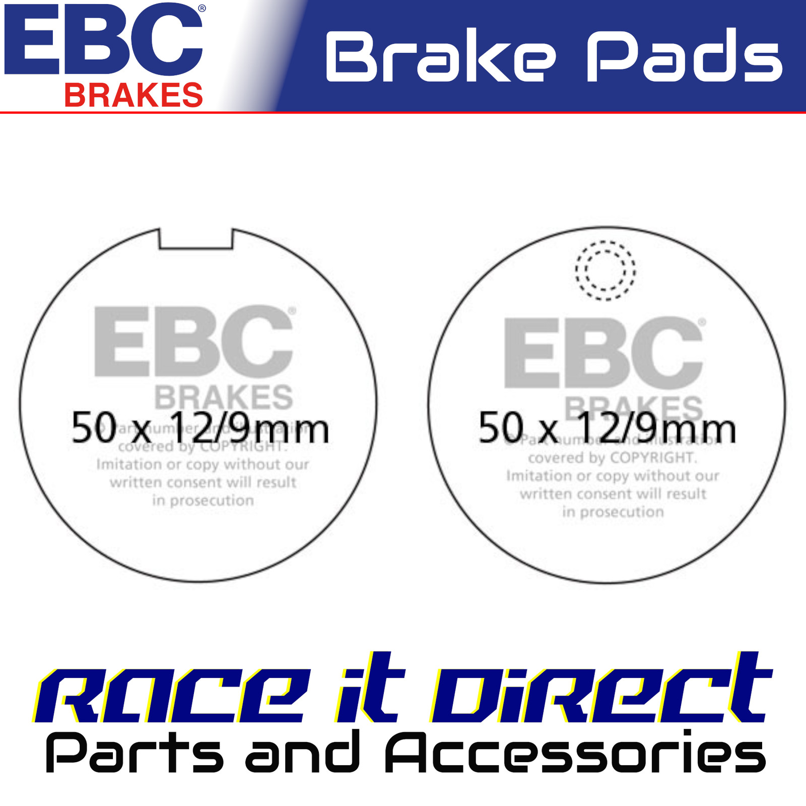 Brake Pads for KAWASAKI Z 900 Z1 1973-1975 Front EBC