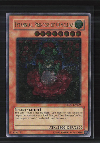 Tytannial, Princess of Camellias CSOC-EN029 YuGiOh Crossroads of Chaos card