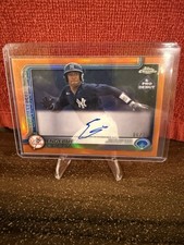 2025 Topps Pro Debut Chrome Engelth Urena #PDC-20 Orange Refractor 6/25 (AU) SP