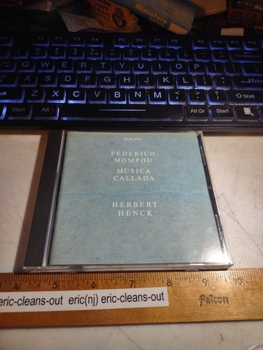 HERBERT HENCK FEDERICO MOMPOU Musica Callada CD 781182152328