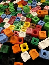 Educational Linking Cubes - Set of 150- Math Manipulatives many uses