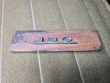 Mercedes 121 190 Delete Plate - Will Fit 190sl As Well