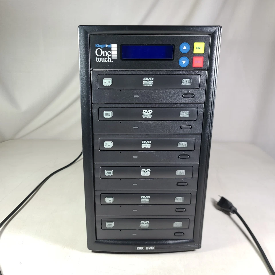 Kingdom One Touch 5 Copy DVD/CD Optical Duplicator Burner Copier Tested Wprking - Image 2 of 4