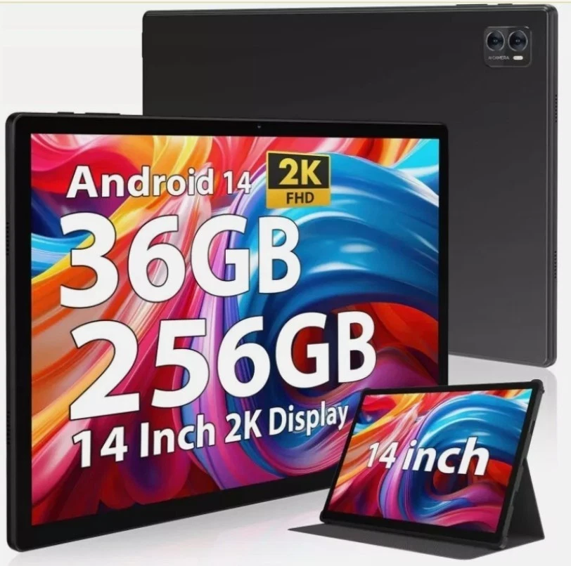 FASTWD L361 14 Zoll Tablet Android 14 5G WiFi 256GB 10580mAh Face ID