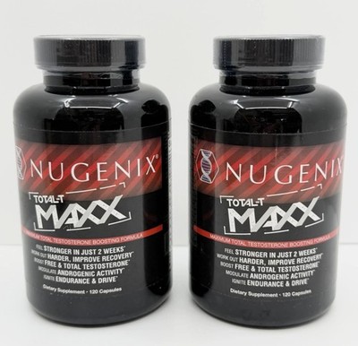 2 PACK Nugenix Total-T Maxx - Maximum Total Testosterone Booster for Men NEW-US