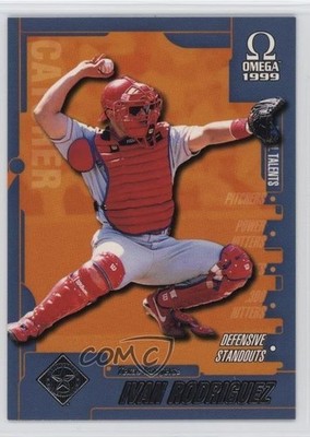 1999 Pacific Omega 5-Tool Talents Ivan Rodriguez #30 HOF 9hx