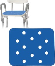 Bath Chair Seat Mat - Elderly Shower Bench Cushion Non-Slip EVA Foam Pad with Ad