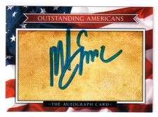 Mike Eruzione Signed Outstanding Americans Card - Miracle on Ice Autograph