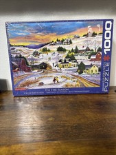 Eurographics T'is the Season 1000 Piece Jigsaw Puzzle New Sealed