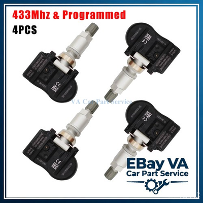 #ad 433Mhz 4x For BMW TPMS Tire Air Pressure Sensor 36106856209 36106881890 6855539 $33.74