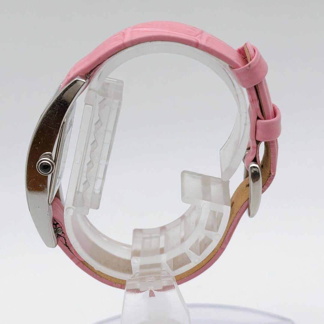 Givenchy Pink Diamond Bezel Rectangular Shell Dia… - image 3