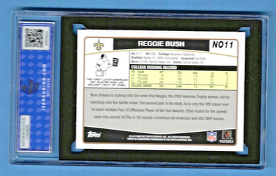 2006 Topps Reggie Bush Saints #NO11 Rookie ISA 8 #64955655 | eBay