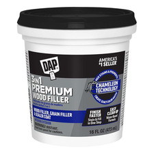 DAP Premium Wood Filler, White, 16 Oz 7079800550 