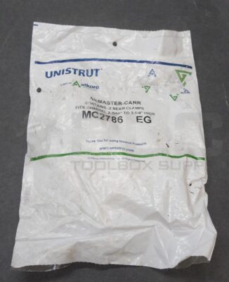 SEALED NEW PACK OF 2 MCMASTER-CARR MC2786 EG BEAM CLAMPS 2-7/16''- 3-1/4''