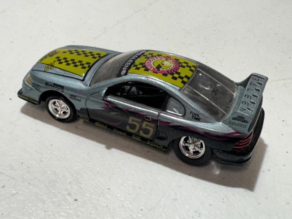 1996 FORD MUSTANG SALEEN RACER 1:64 SCALE DIECAST BY JOHNNY LIGHTNING - Image 3 of 4