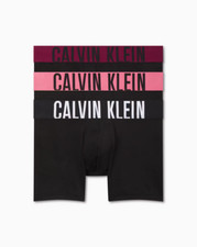 Calvin Klein Intense Power 3-Pack Microfiber Boxer Briefs, Multi, Sz-Small