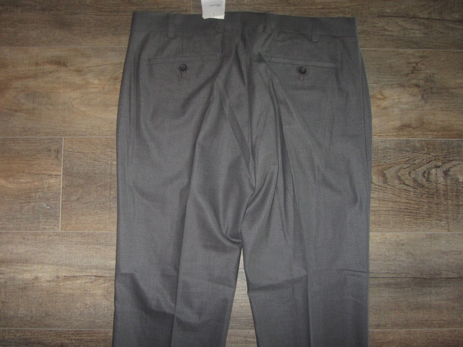 NWT Nordstrom Rack Grey Pin Dot Dress Pants 36 x 30 Casual Lounge Club