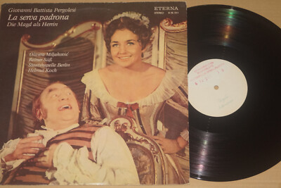 Giovanni Battista Pergolesi   La Serva.. LP Eterna White Label Promo / Muster nm