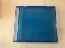 10 NEW STANDARD 10.4MM CD JEWEL CASE ONLY TINTED BLUE, NO TRAY,  BL100BLUE(U30)