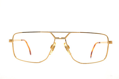 vintage Alberto Puccini glasses 514 58 gold frame 1980s  man