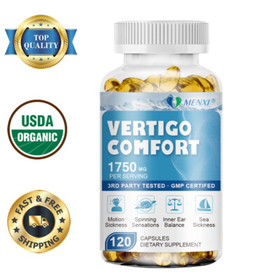 #ad Vertigo Relief Supplement 1750 Mg Inner Ear Balance Motion Sickness Dizzines $14.60