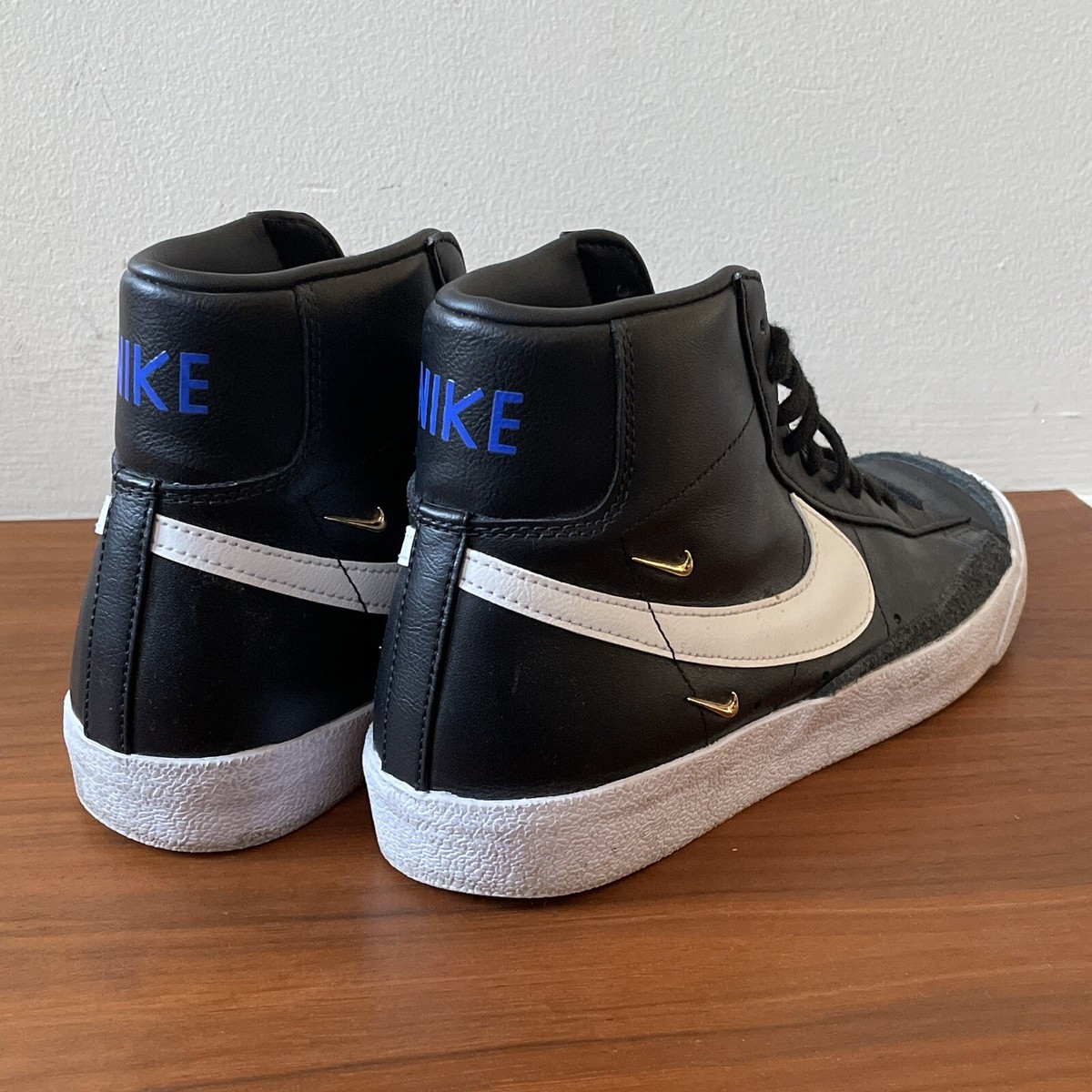 Nike Blazer Mid 77 LX Black White Sneakers Shoes Mens 9.5 Women's