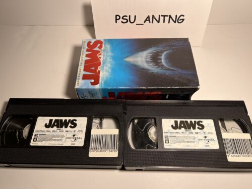 Jaws (VHS, 2000, 2-Tape Set, Anniversary Collectors Edition Double-Pack) - Picture 1 of 2