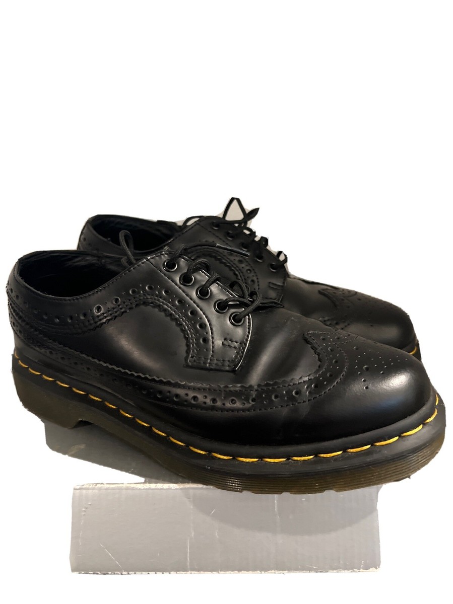 まさぷぅー 3989 YELLOW STITCH SMOOTH LEATHER BROGUE SHOES UNISEX (womens 7