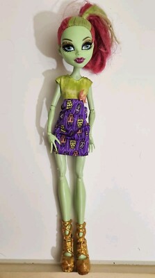 Monster High First Wave Venus Mcflytrap Doll Redress Restyle Ooak C418G 
