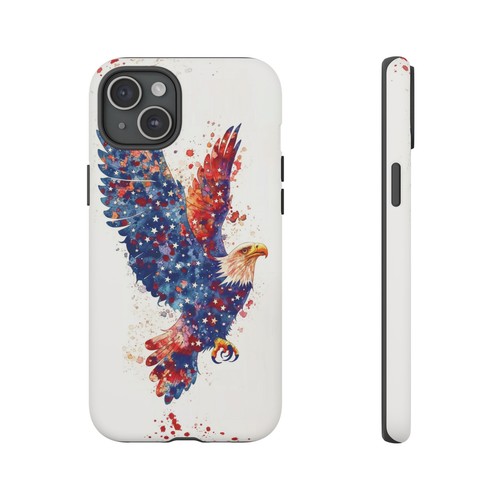 Bald Eagle USA Stars - Phone Ink Case for iPhone, Galaxy, Pixel - Picture 46 of 281