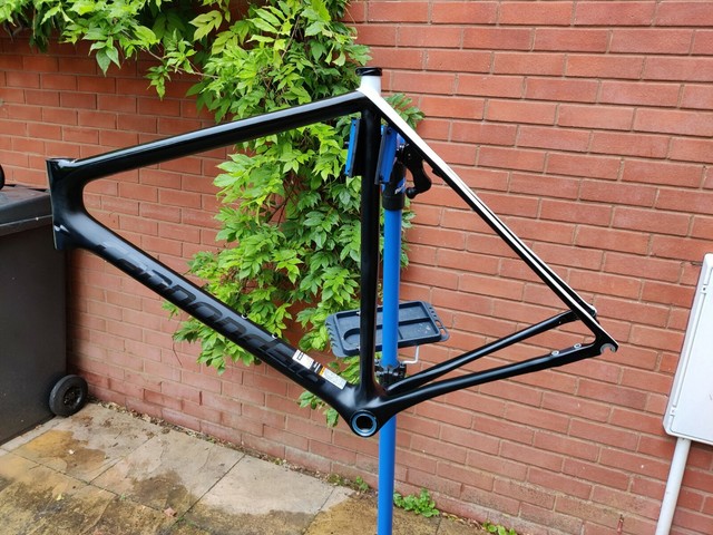 cannondale supersix black inc frameset