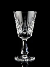 Waterford Rosslare Claret Wine Glass Vintage Crystal Signed