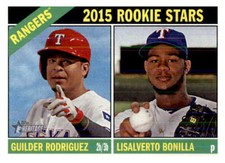 Guilder Rodriguez/Lisalverto Bonilla 2015 Topps Heritage Rookie Stars Card #146