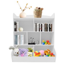 Kids Toy Storage Organizer, Kids Bookshelf, Storage Organizer for Boys and Girls