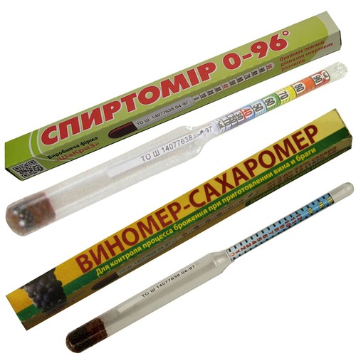 Alkoholmeter Set Alkoholmesser Spirtometer Refraktometer Vinometer Спиртомер