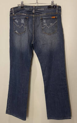 Jean Bootcut Vigoss Junior Taille 3/4 - Délavé Et Vieilli - Coupe Bootcut - Occasion Très Bon état