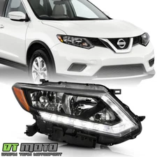 For 2014 2015 2016 Rogue Halogen w/LED DRL Headlight Replacement Passenger Side