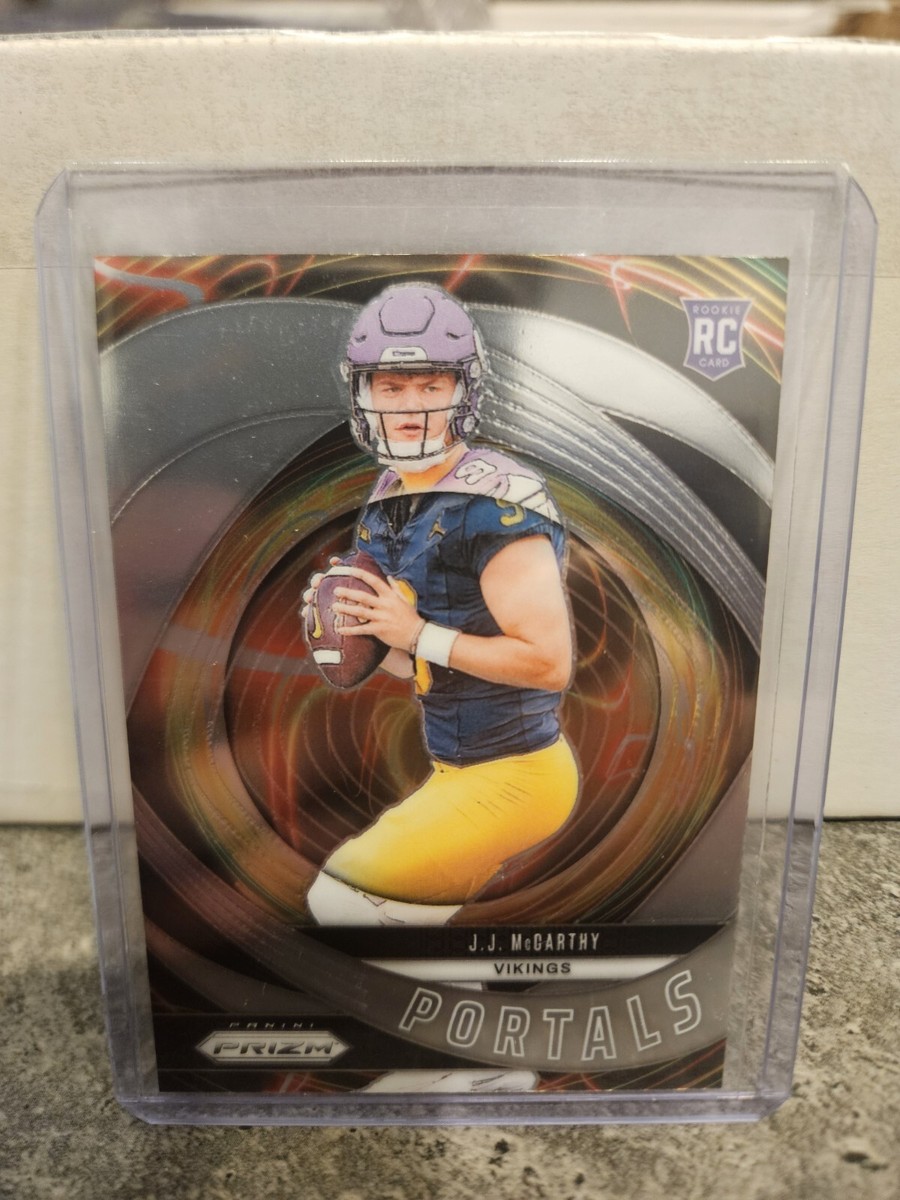 2024 Panini NFL Prizm JJ McCarthy Portals Minnesota Vikings RC