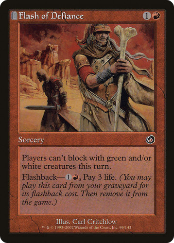 mtgまとめ売り⑥ Flash of Defiance - Torment: #99, Magic: The Gathering Nm R176 | eBay