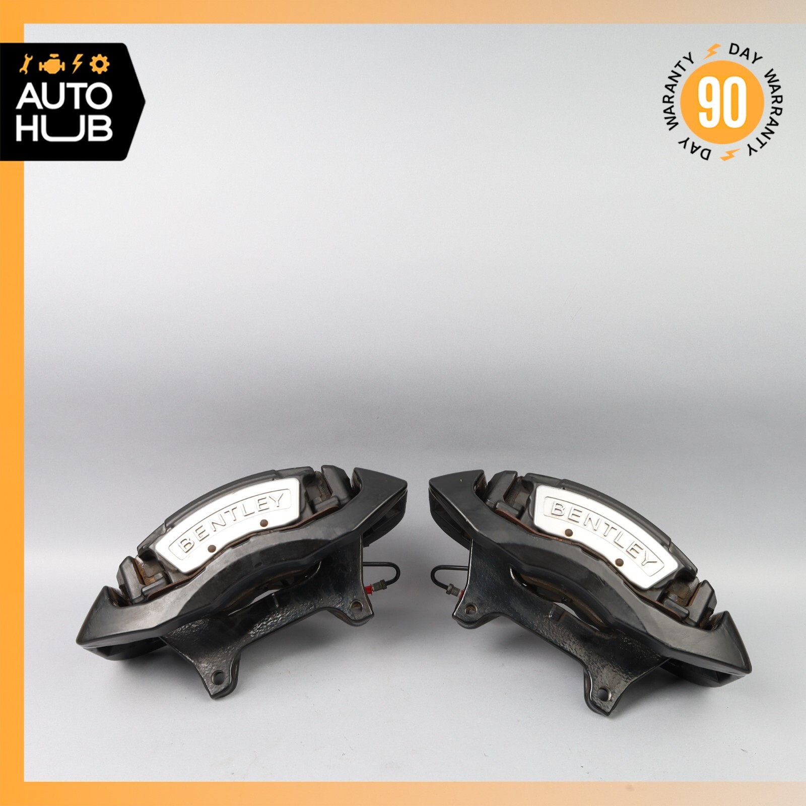 03-13 Bentley Continental GT GTC Front Brake Calipers Left and Right Set OEM 31k