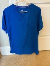 Hospital Office Scrubs Four Tops Medium Blue