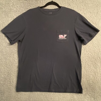 Tシャツ Vineyard Vines T-Shirt Men's S Short Sleeve Pocket Graphic Whale