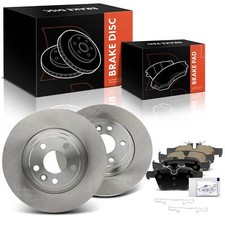 New Rear Side Disc Brake Rotors + Brake Pads for Jaguar E-Pace 18-20 Land Rover