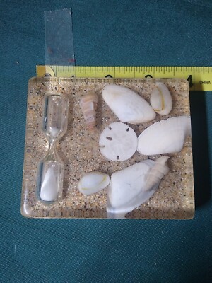 Lucite Sea Shells Egg Timer