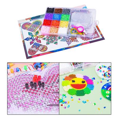 16 Farben Hama Perlen Zum Selbermachen Kunst Handwerk mit Schmelzen Verpackt Perlen Kit
