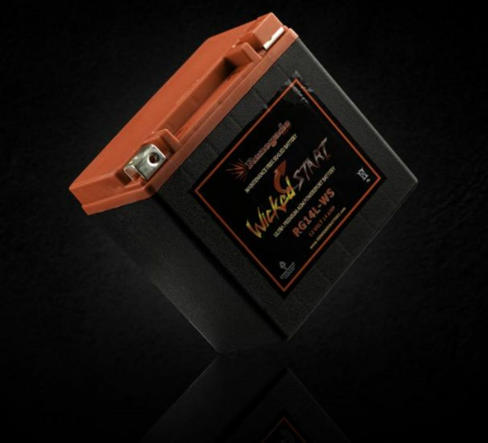 BATTERY FOR HARLEY 65958-04A / 66000345 ; RG14L-WS 300+ CCA'S | eBay