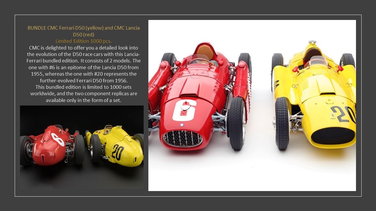 CMC 1/18 ランチア フェラーリ D50 M-180 アウトレット CMC 1/18 ランチア フェラーリ D50 1956 ロングノーズ ドイツ GP