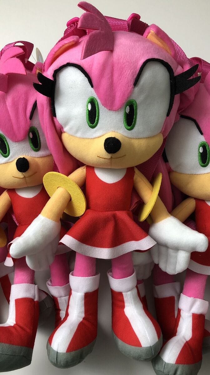 Sonic The Hedgehog Pelúcia Amy Rose Em vestido Vermelho Oficial em Promoção  na Americanas