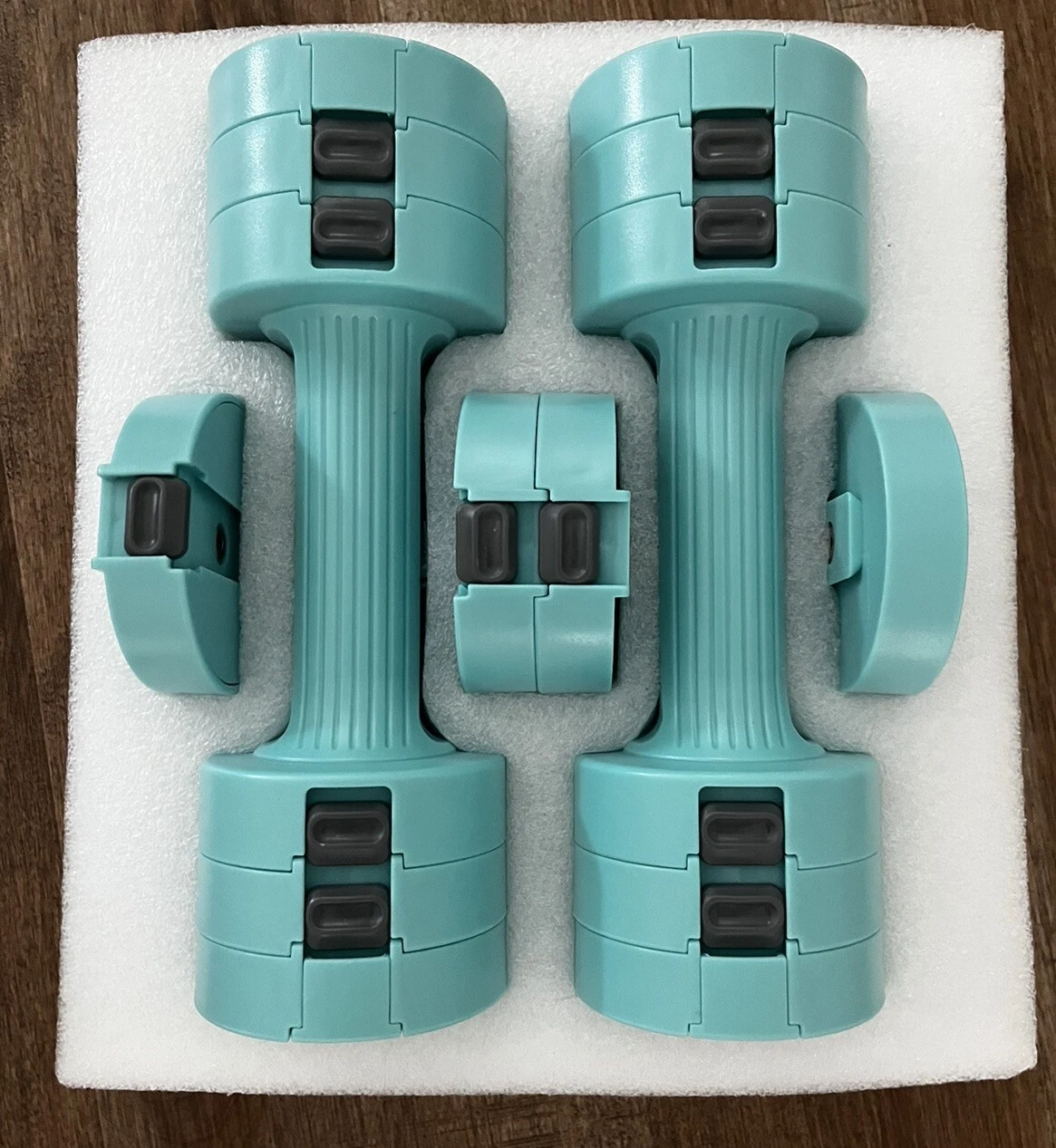 EAST MOUNT Adjustable Hand Weights 5lb Dumbbells Set of 2, 4 In 1 Set