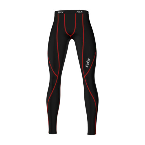 FDX Mens Athletic Compression Base layer skin pants, leggings tight running Gym - Picture 1 of 17
